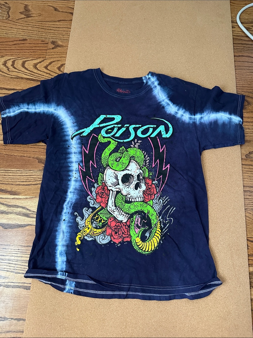 ' Navy Tie-Dye Graphic Tee